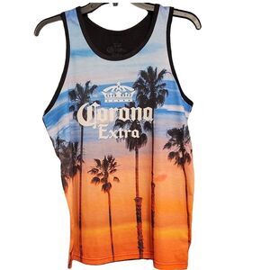 Corona Extra Tropical Tank Top men's Small
